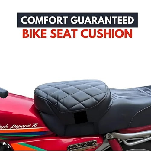 Bike Seat Cushion - Universal Size (CD 70/ CG 125/150 CHINA 70/ Suzuki/ Yamaha EVEs & Others)