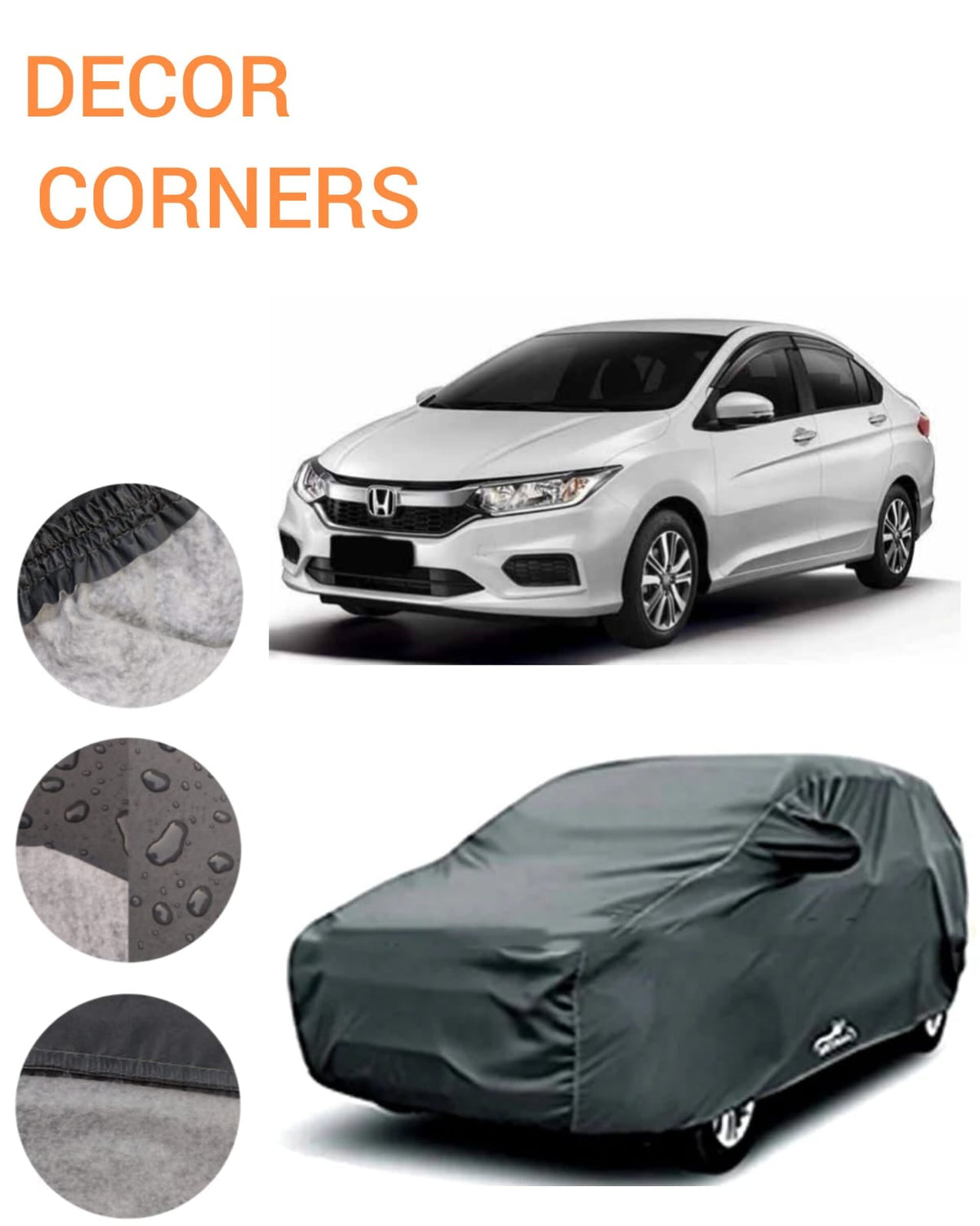 HONDA NEW CITY PVC COTTON TOP COVER