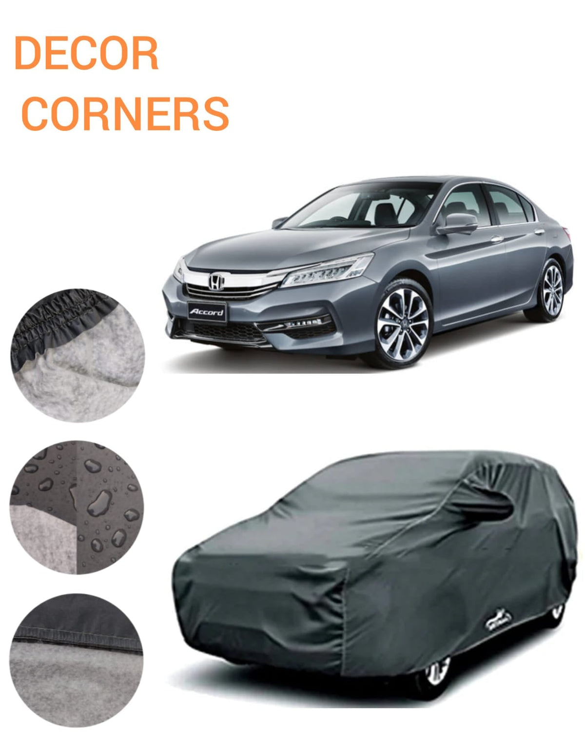 HONDA ACCORD PVC COTTON TOP COVER