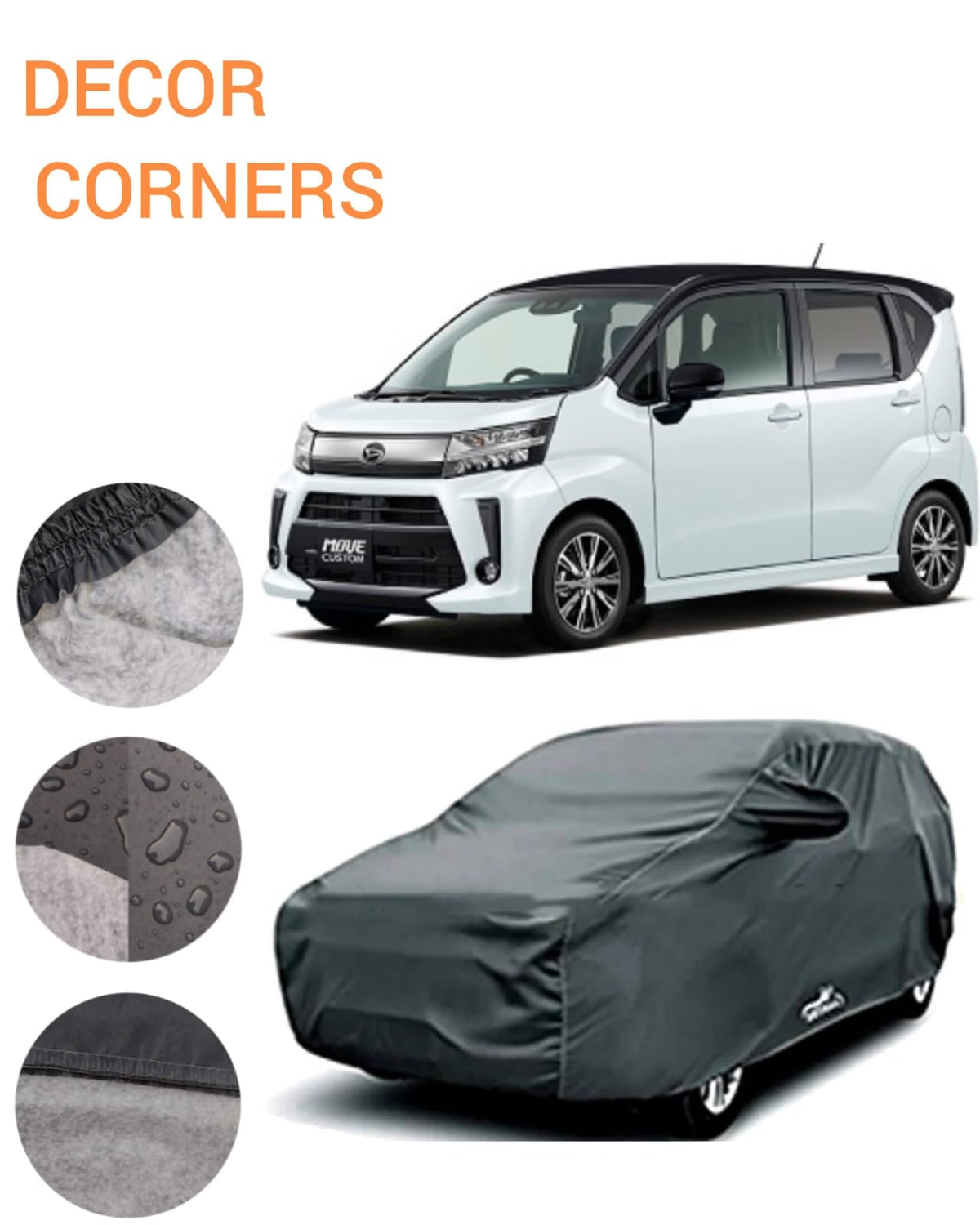 DAIHATSU MOVE PVC COTTON TOP COVER