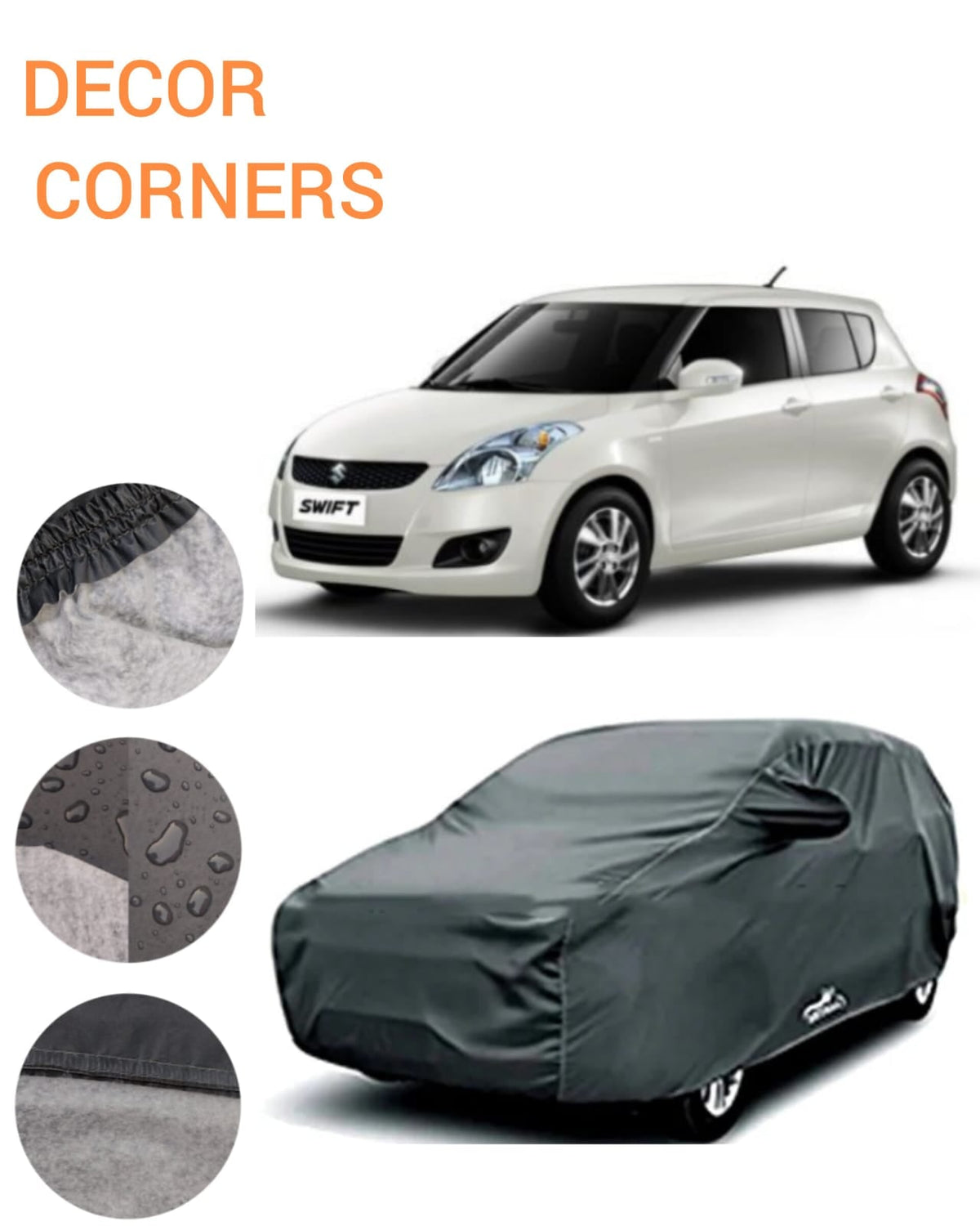 SUZUKI SWIFT PVC COTTON TOP COVER