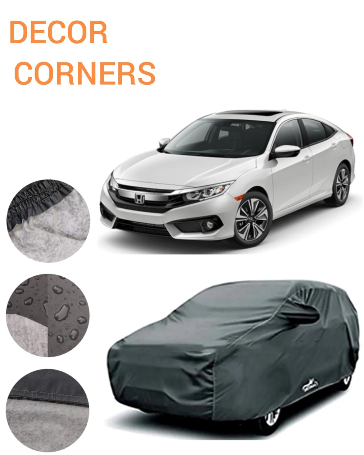 HONDA CIVIC PVC COTTON TOP COVER