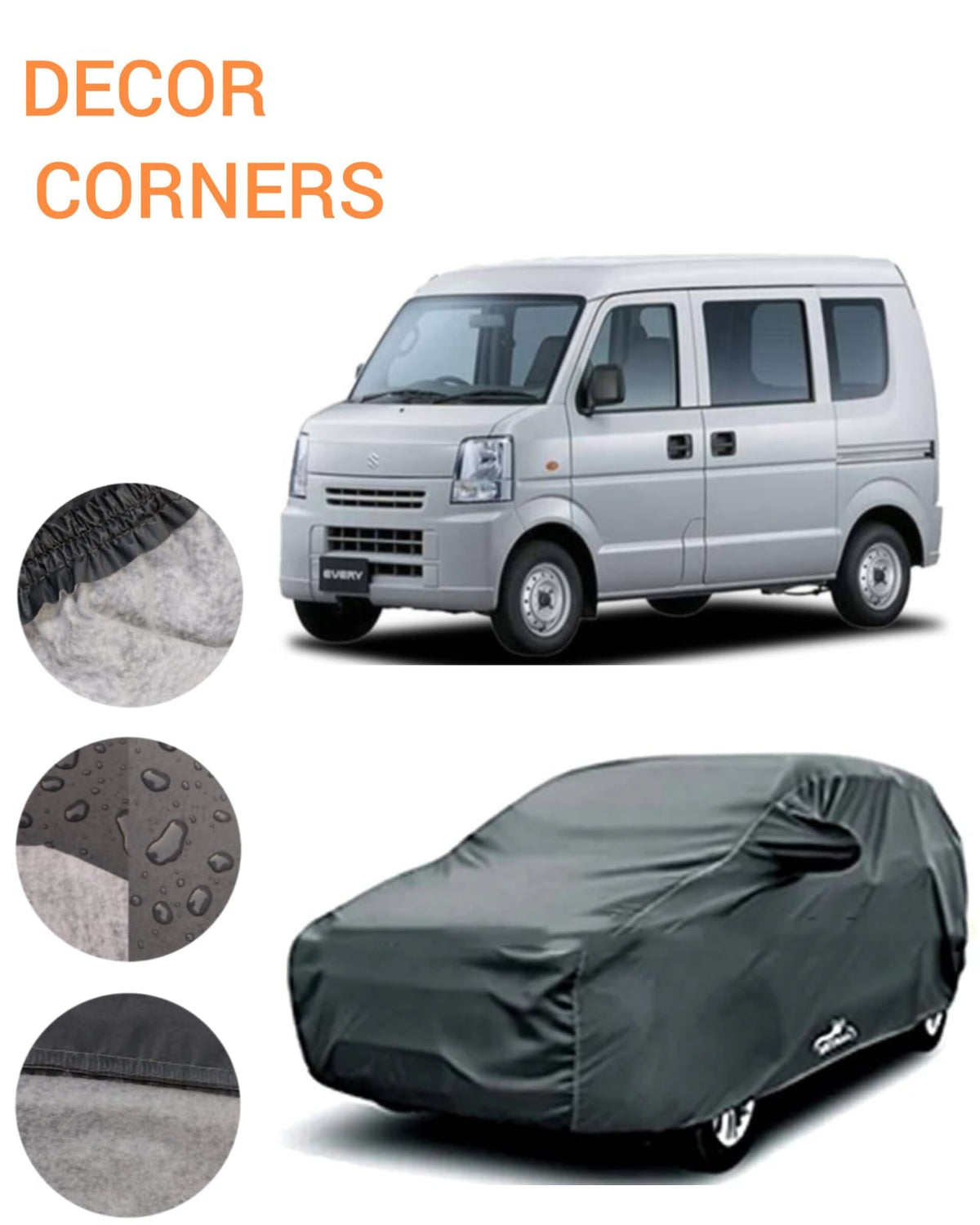 SUZUKI EVERY PVC COTTON TOP COVER