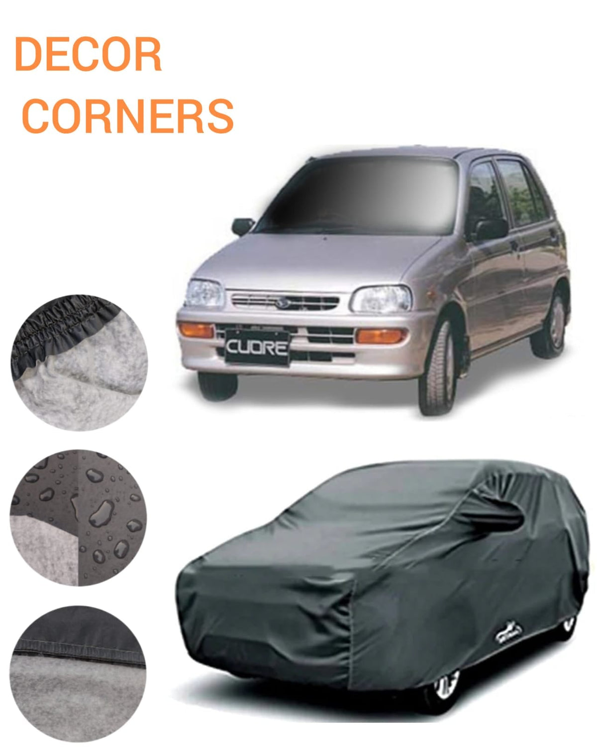 DAIHATSU CUORE PVC COTTON TOP COVER