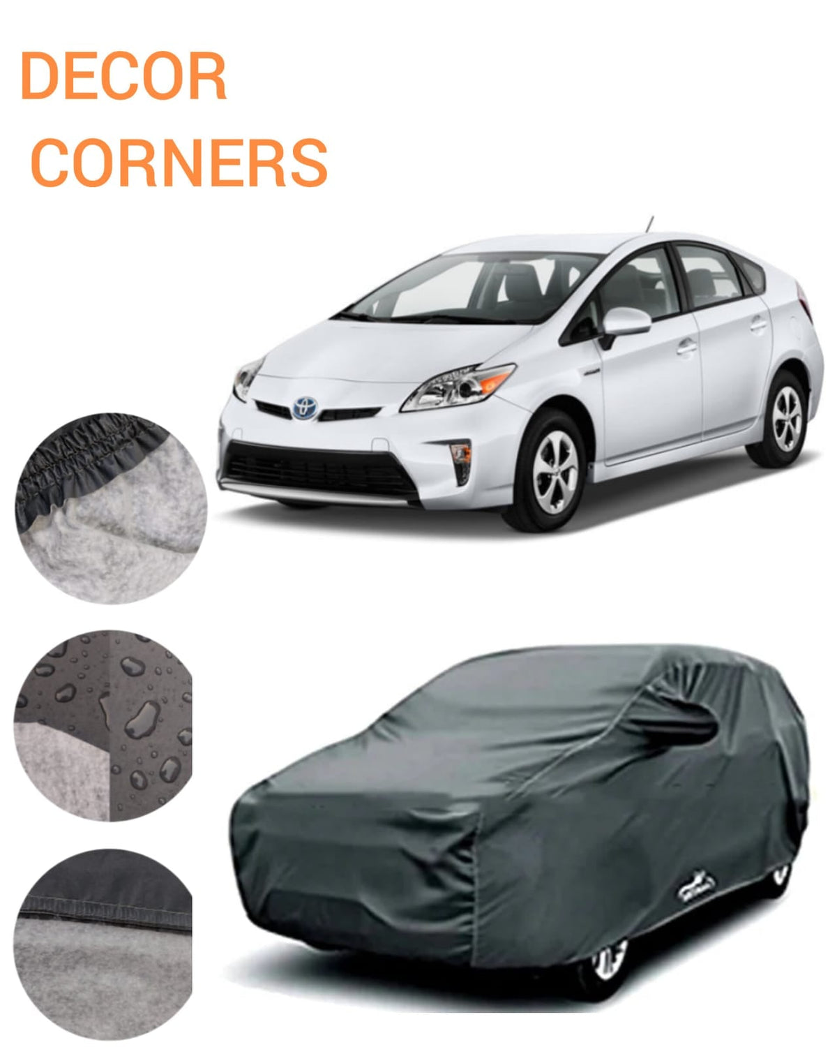 TOYOTA PRIUS PVC COTTON TOP COVER