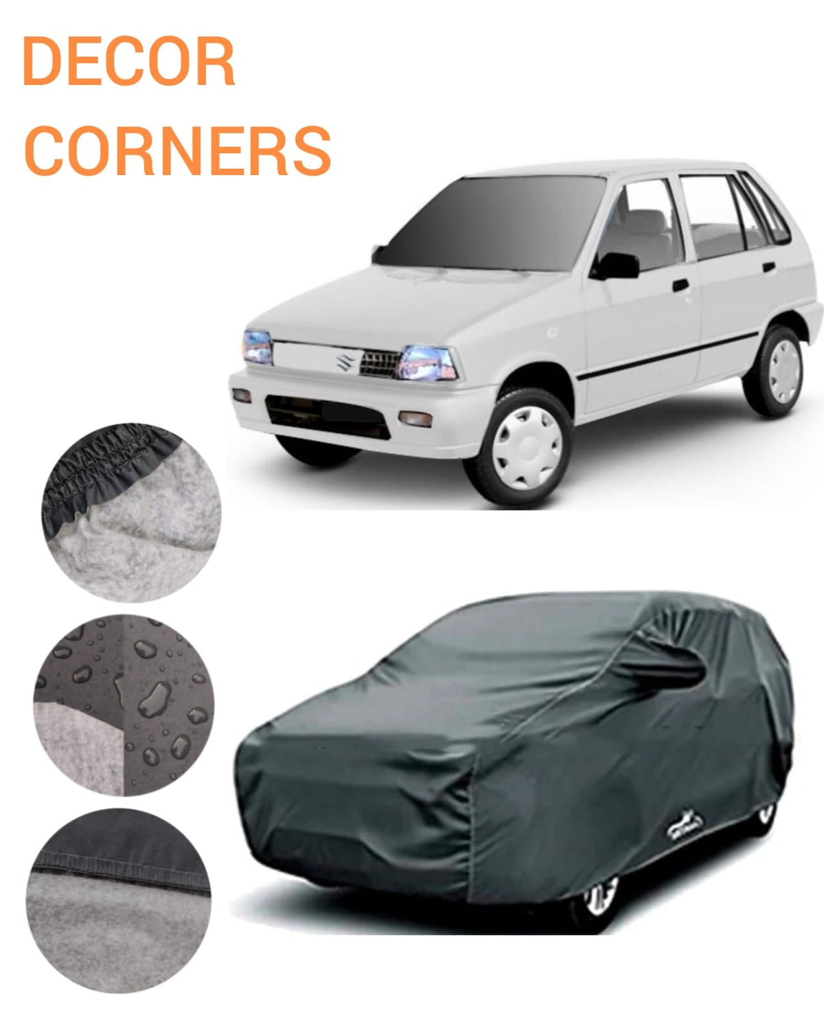 SUZUKI MEHRAN PVC COTTON TOP COVER
