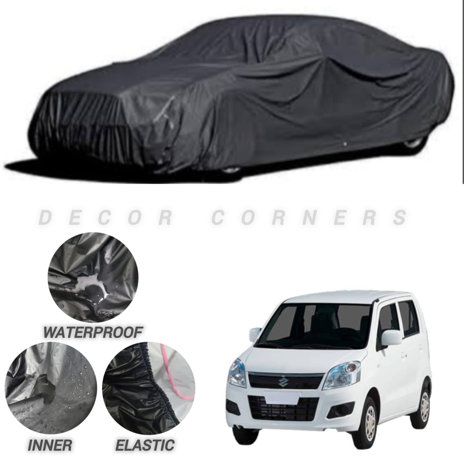 Suzuki Wagon R Water & Dust Proof Neoprene Top Cover