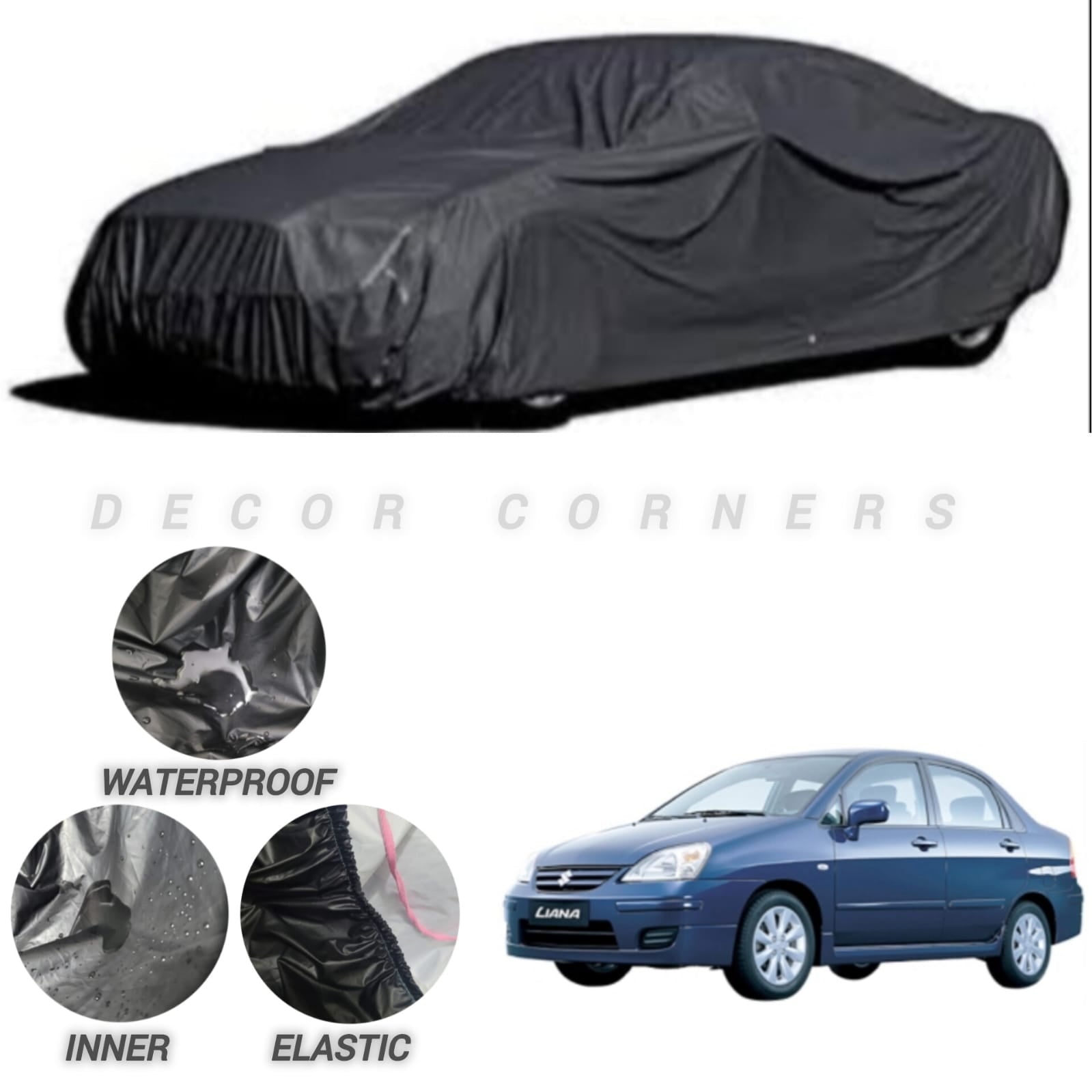 Suzuki Liana Water & Dust Proof Neoprene Top Cover