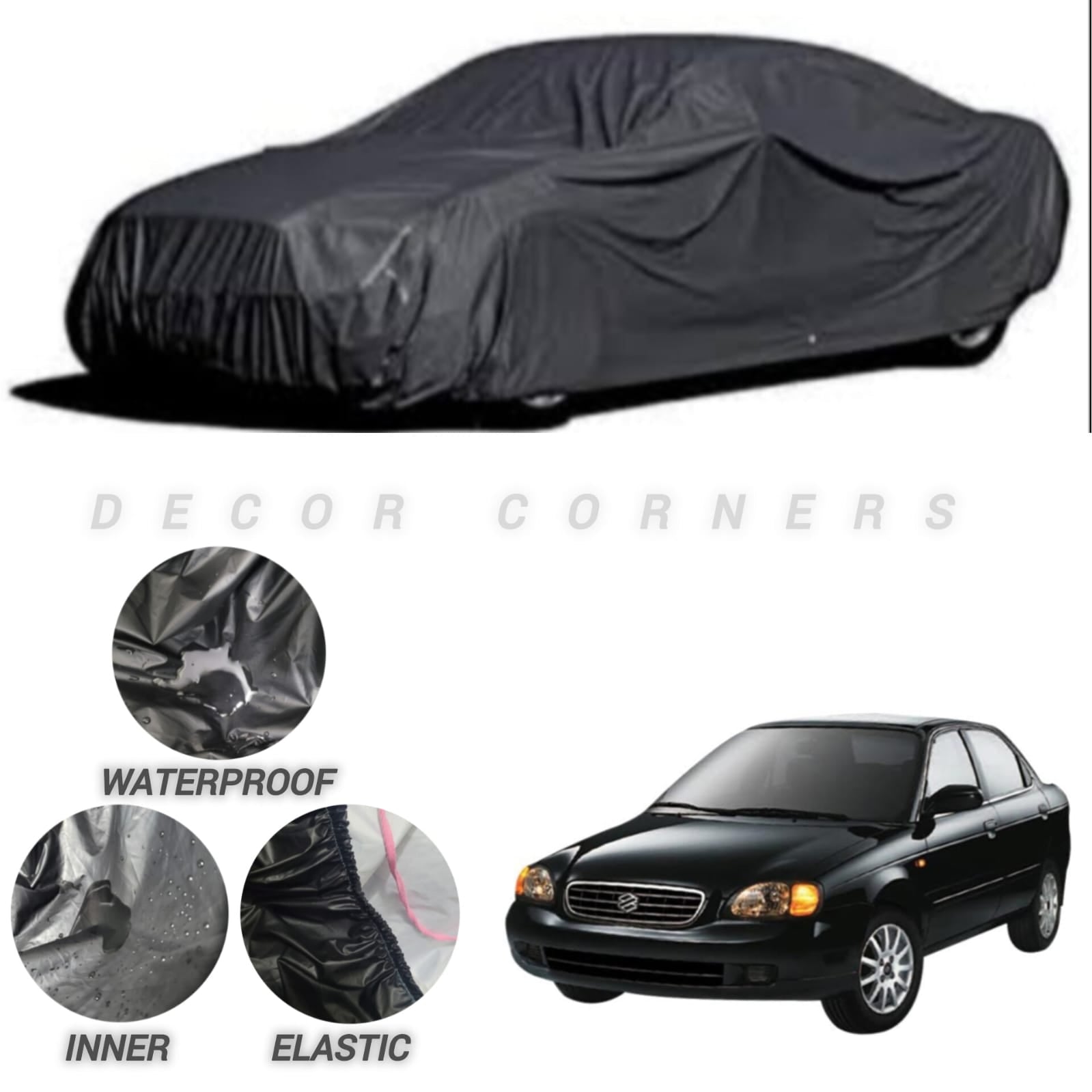 Suzuki Baleno Water & Dust Proof Neoprene Top Cover