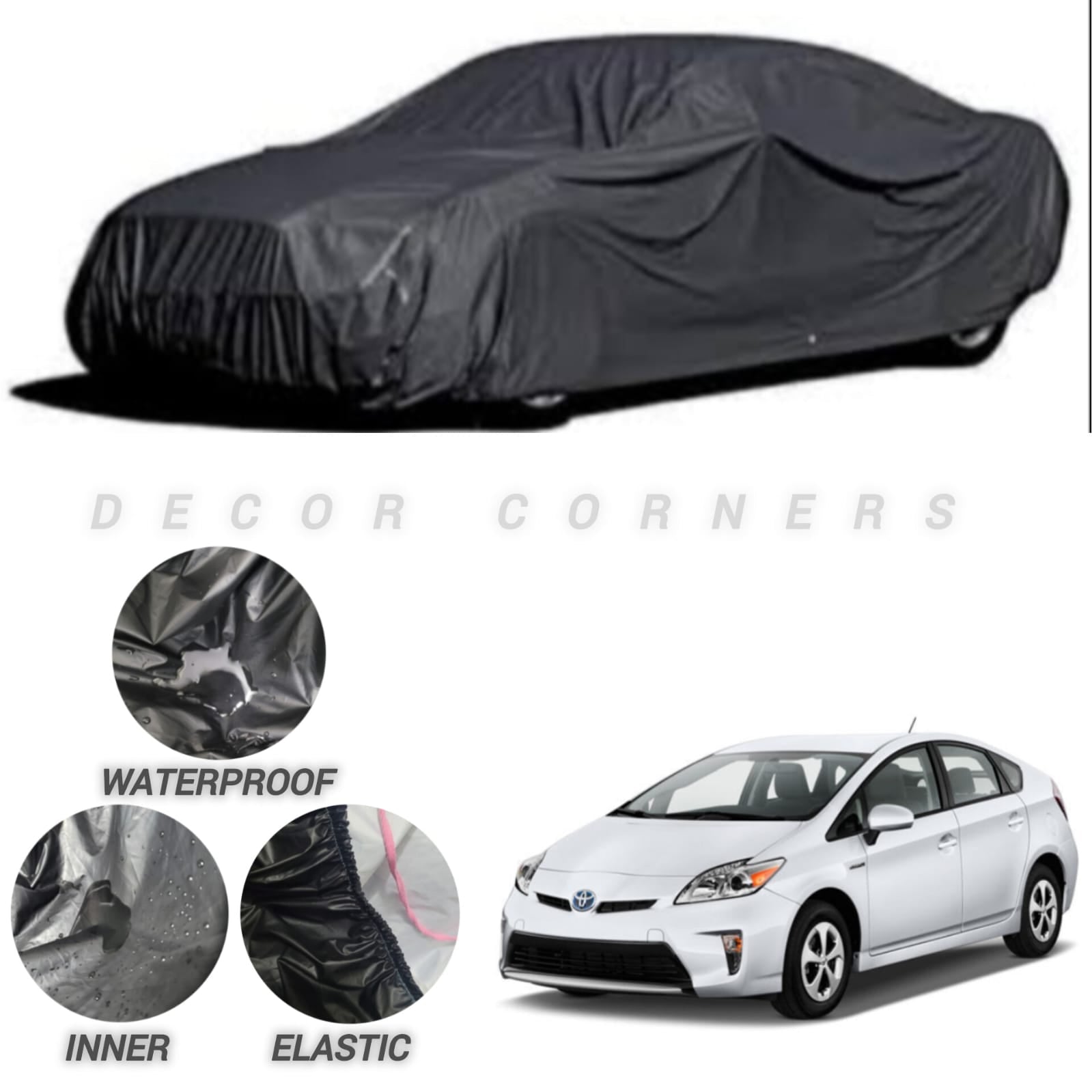 Toyota Prius Water & Dust Proof Neoprene Top Cover