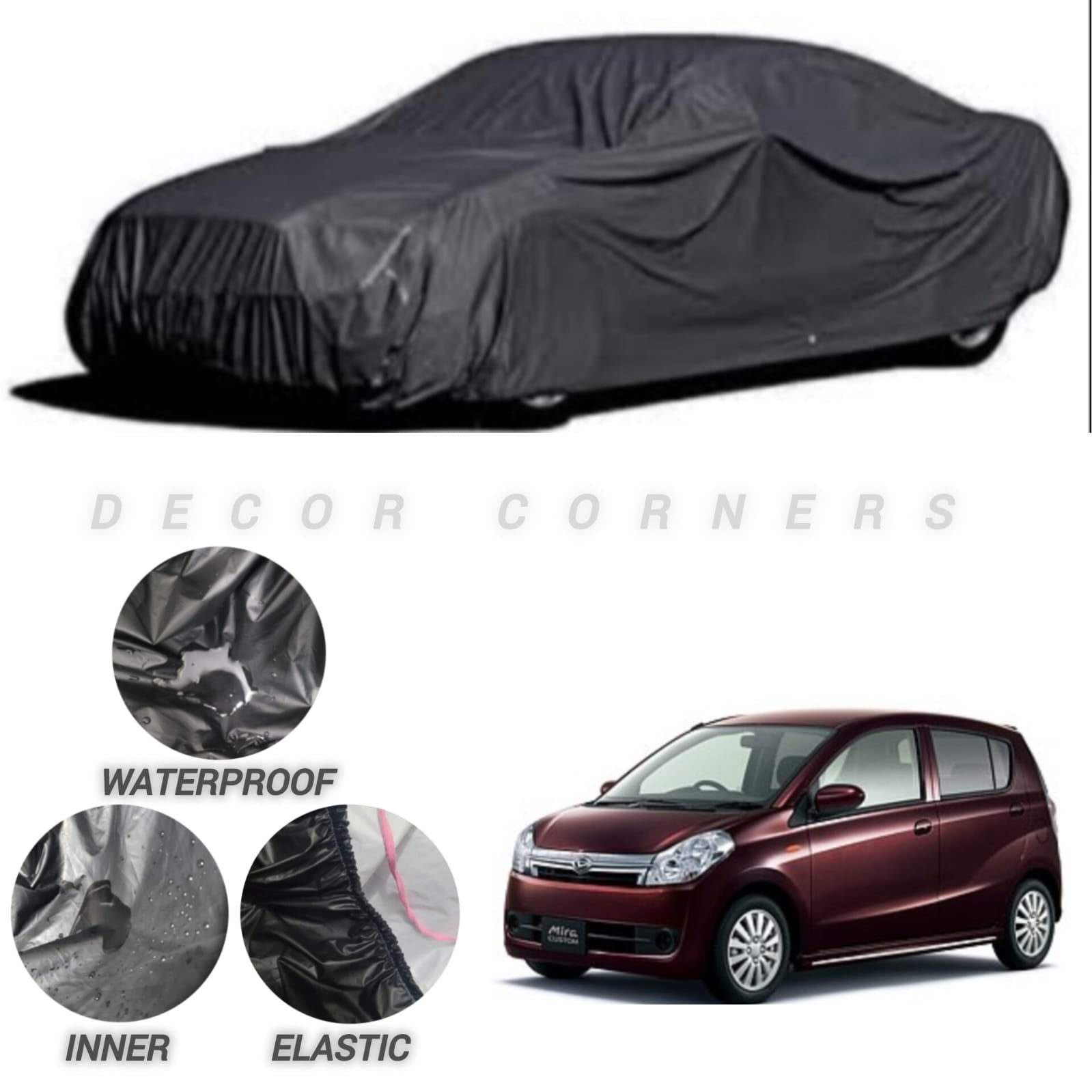 Daihatsu Mira Water & Dust Proof Neoprene Top Cover