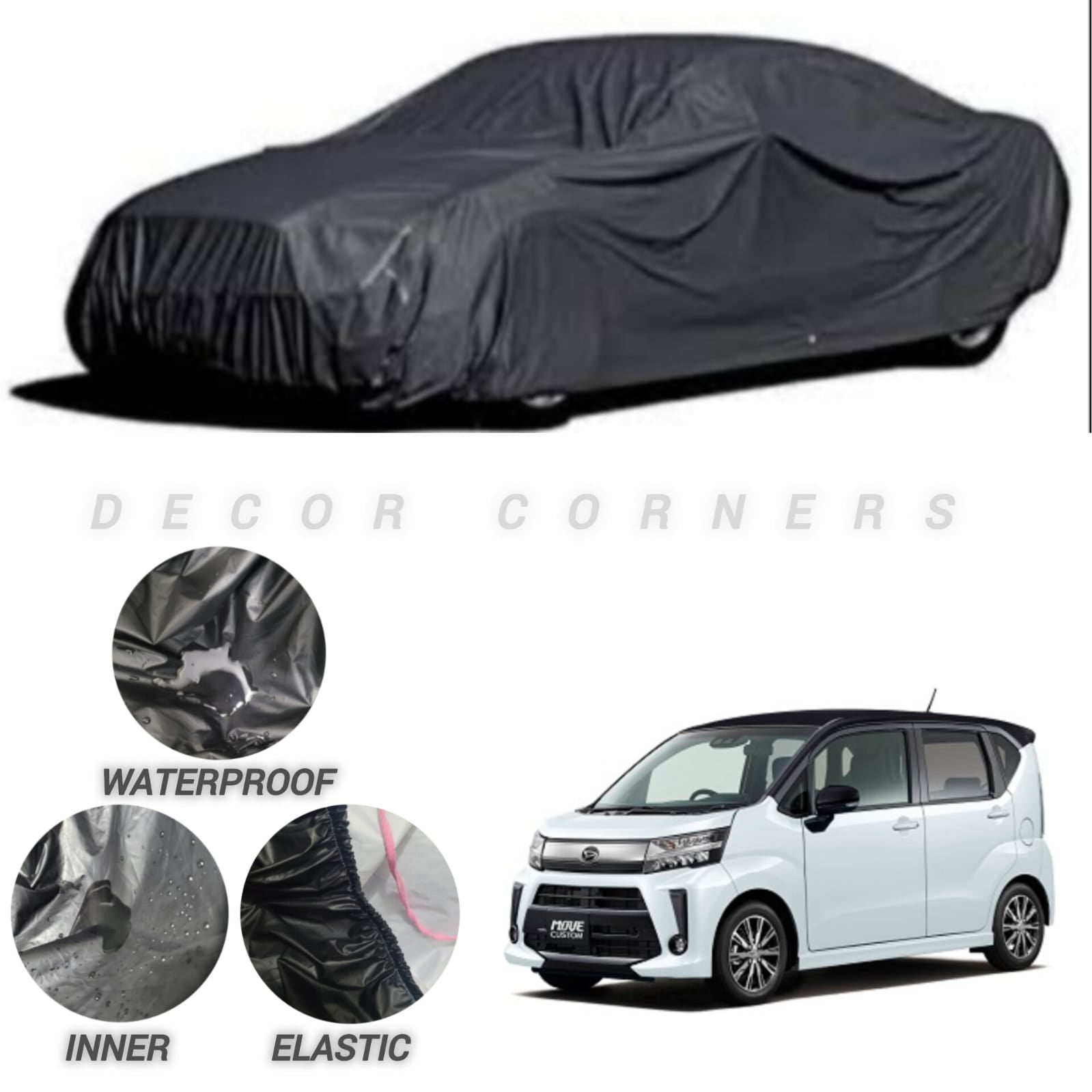 Daihatsu Move Water & Dust Proof Neoprene Top Cover