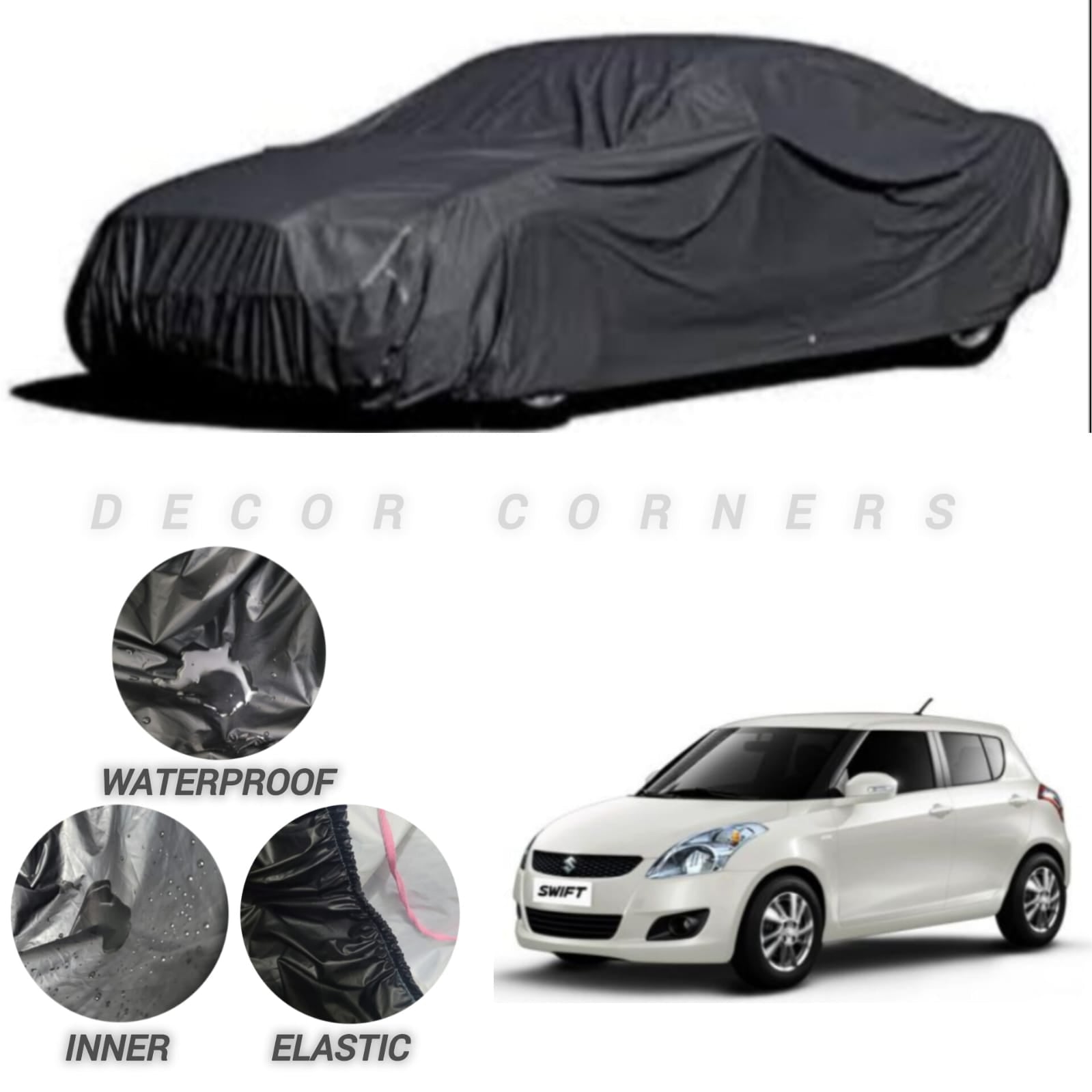 Suzuki Swift Water & Dust Proof Neoprene Top Cover