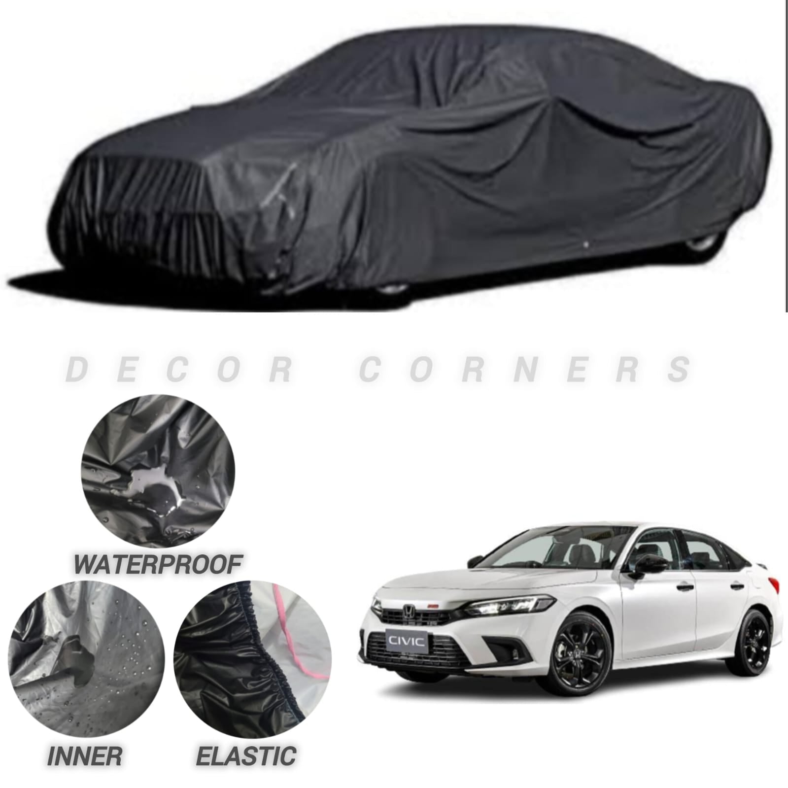 Honda New Civic Water & Dust Proof Neoprene Top Cover