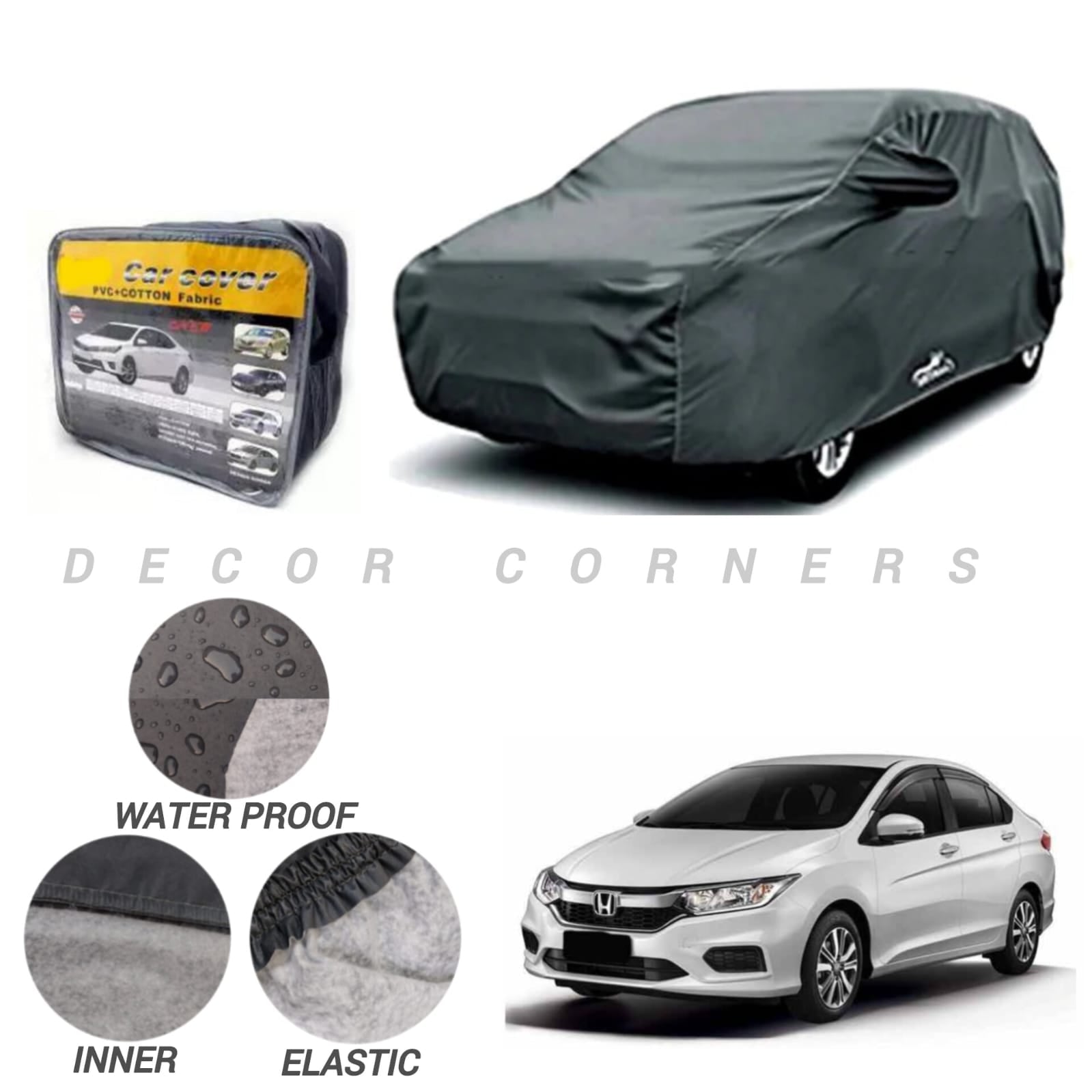 HONDA NEW CITY PVC COTTON TOP COVER