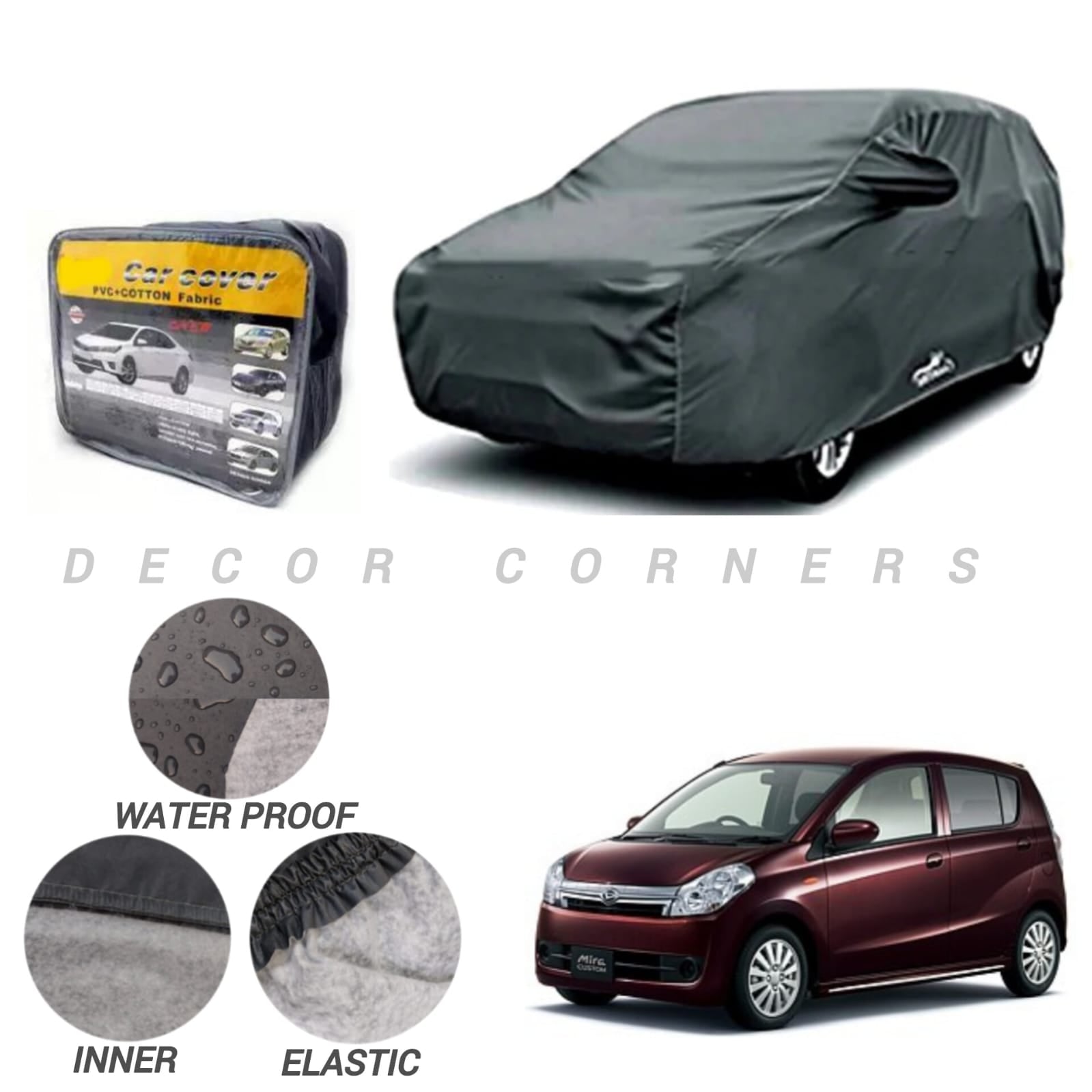 DAIHATSU MIRA PVC COTTON TOP COVER